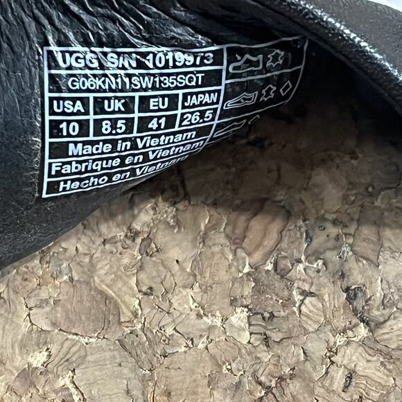 UGG Zoe II Wedge Sandals Women’s Size 10 Open Toe Ankle Strap Casual 1019973 - Picture 5 of 5